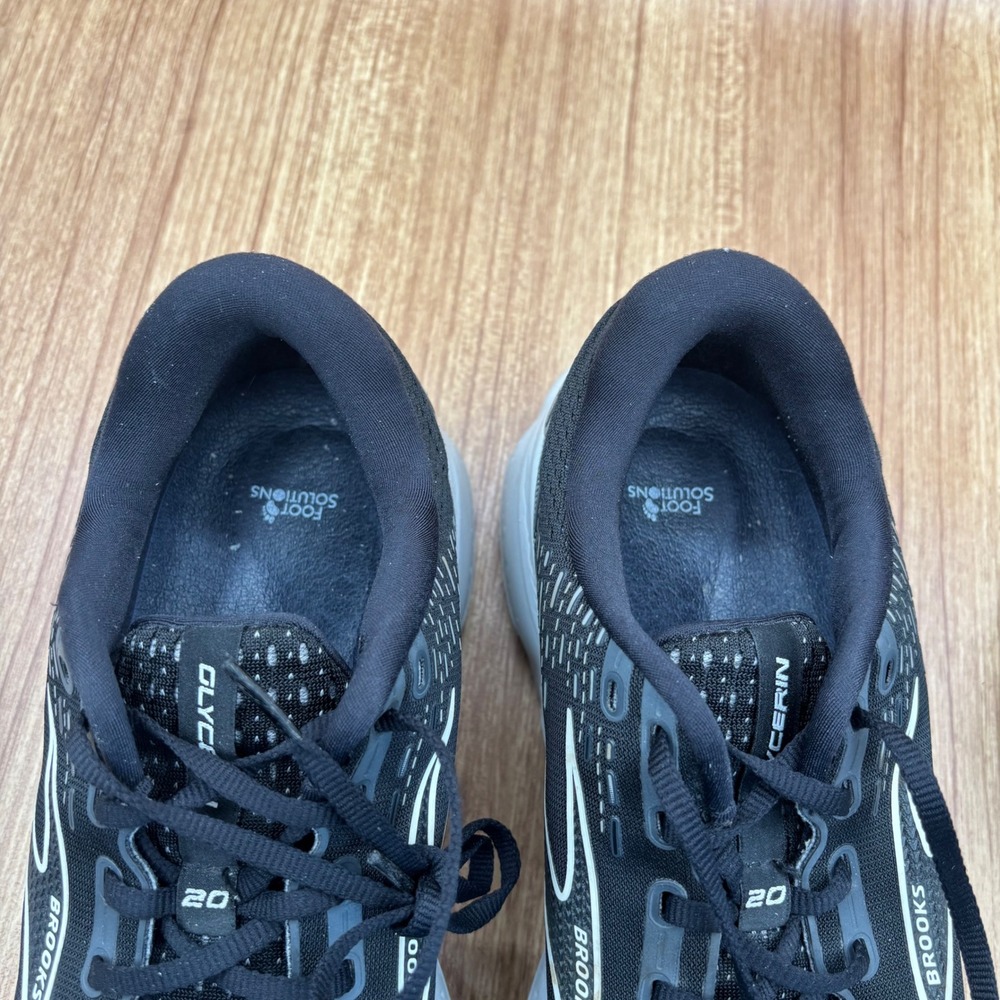 Brooks Glycerin 20 Running Shoes Mens 11.5 Black White 1103821D059 sneakers - Picture 7 of 8